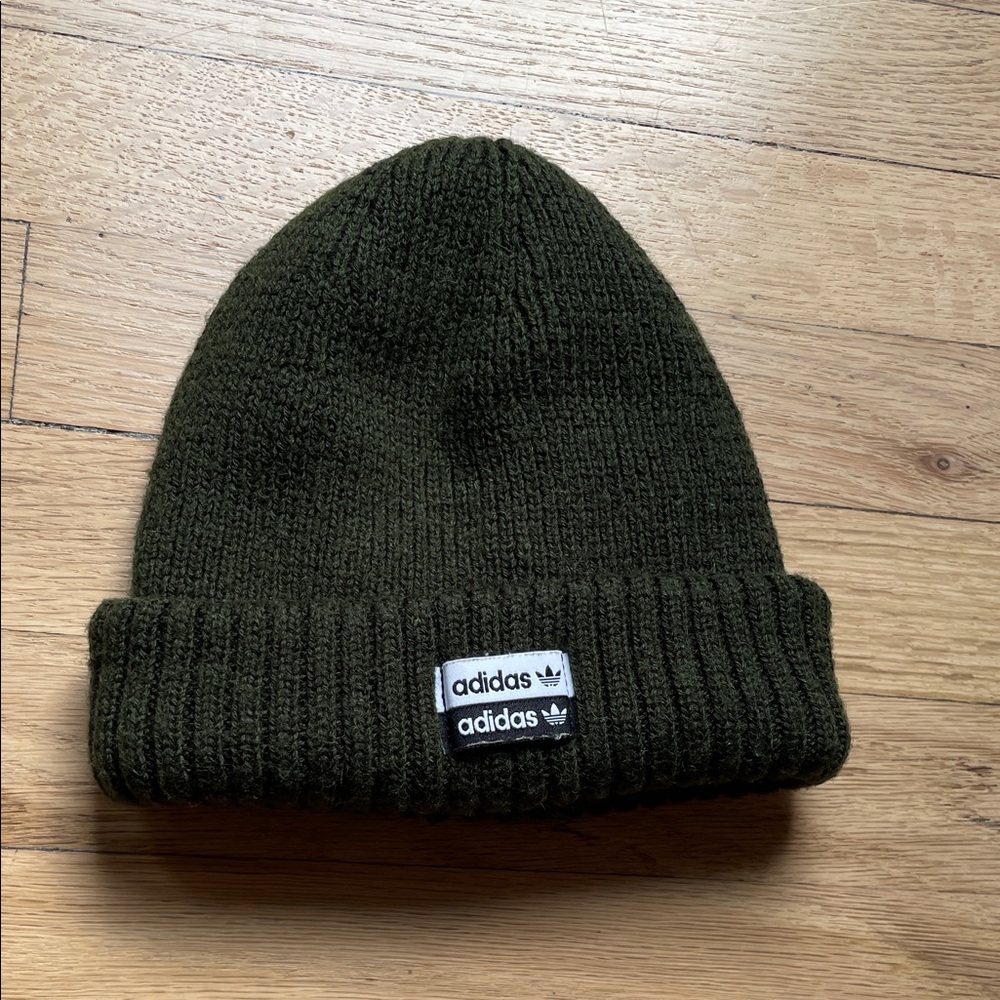 Adidas Dark Green Knit Hat